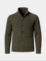 Marcus - Button-Up Knit Cardigan