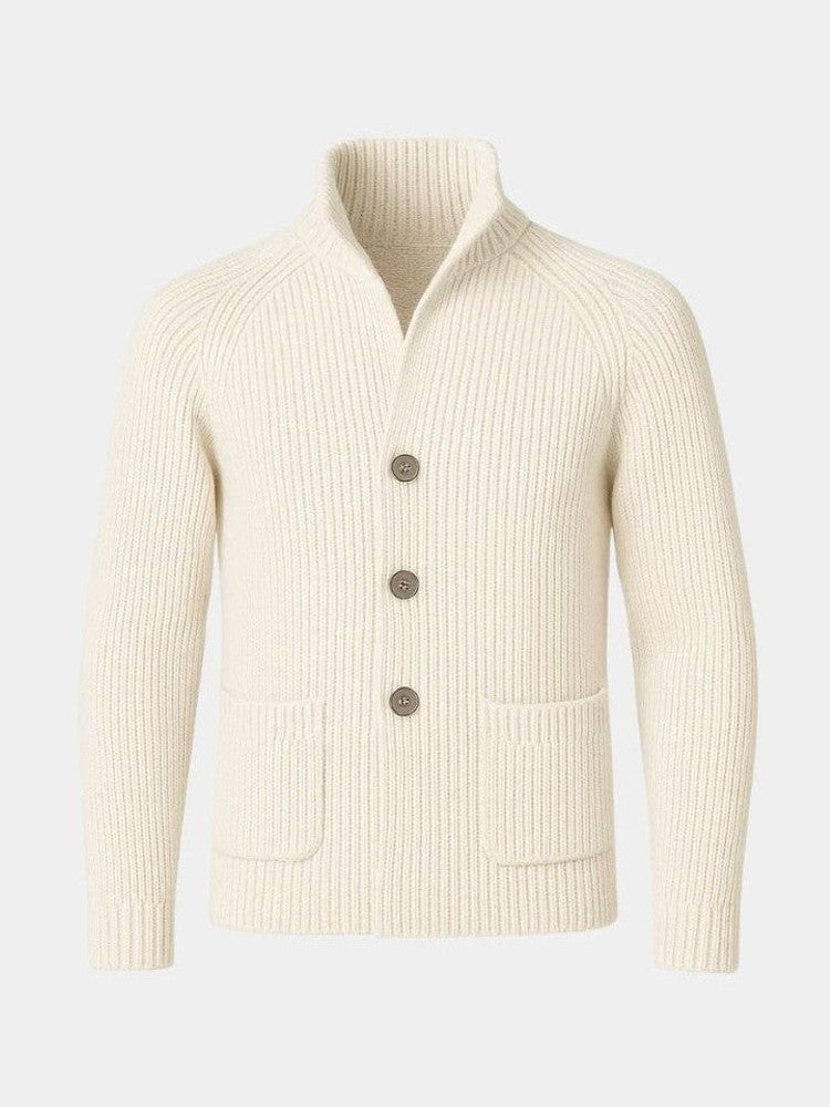 Marcus - Button-Up Knit Cardigan
