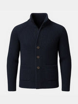 Marcus - Button-Up Knit Cardigan