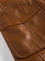 Oscar - Brown Leather Jacket