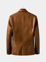 Oscar - Brown Leather Jacket