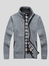 Seth - Zip-Up Knit Cardigan