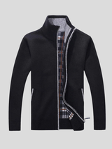 Seth - Zip-Up Knit Cardigan
