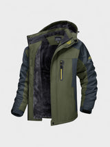 Colin - Green Hooded Outdoor Jacket
