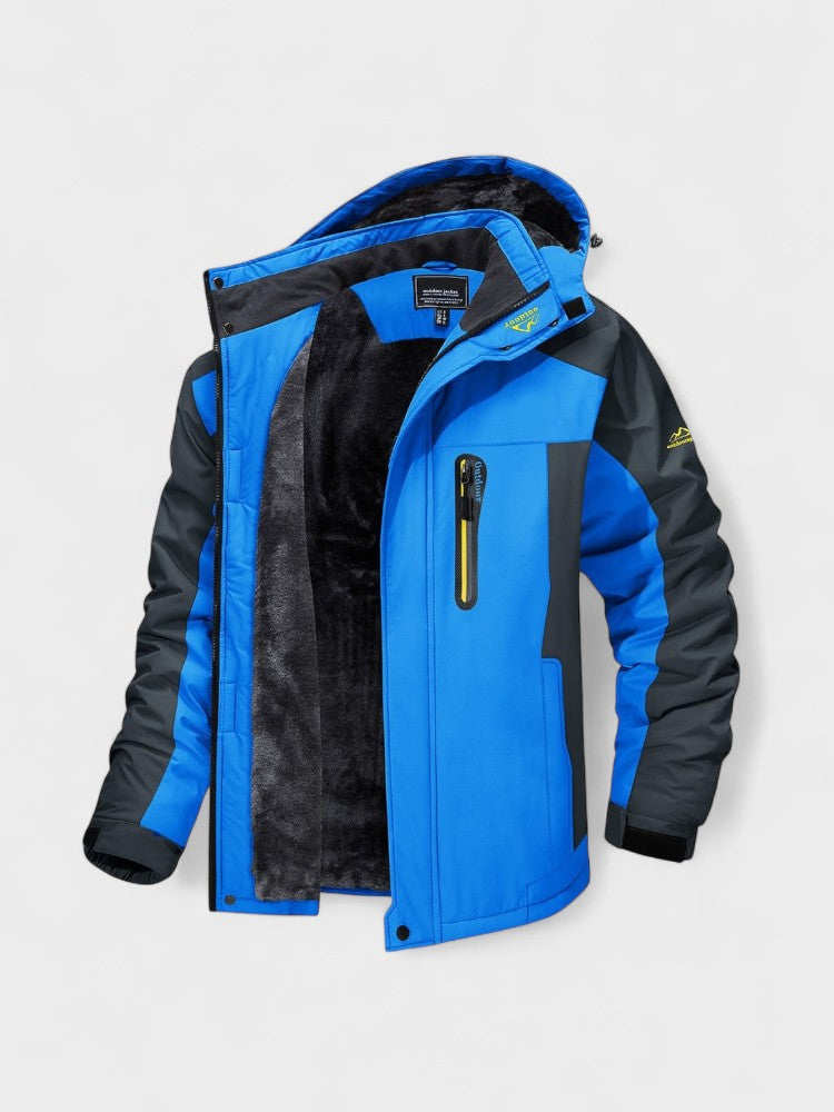 Colin - Green Hooded Outdoor Jacket