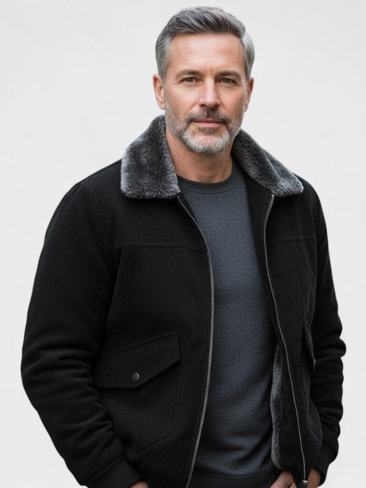 Nathaniel - Zip-Up Bomber Jacket
