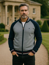 Peter - Zip-Up Knit Cardigan