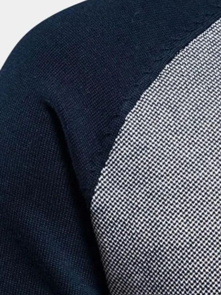 Peter - Zip-Up Knit Cardigan