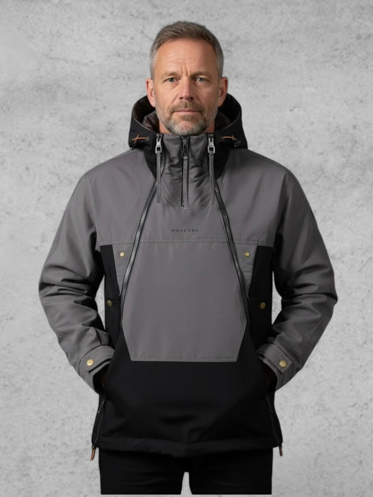 Ludovic - Grey Hooded Winter Anorak