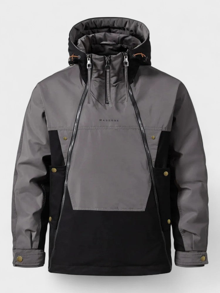 Ludovic - Grey Hooded Winter Anorak