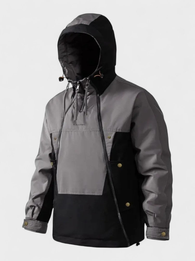 Ludovic - Grey Hooded Winter Anorak