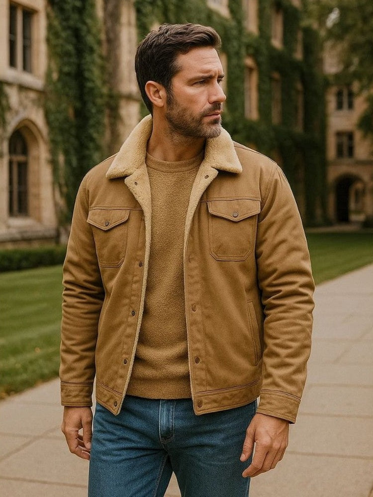 Marcel - Black Teddy-Lined Jacket