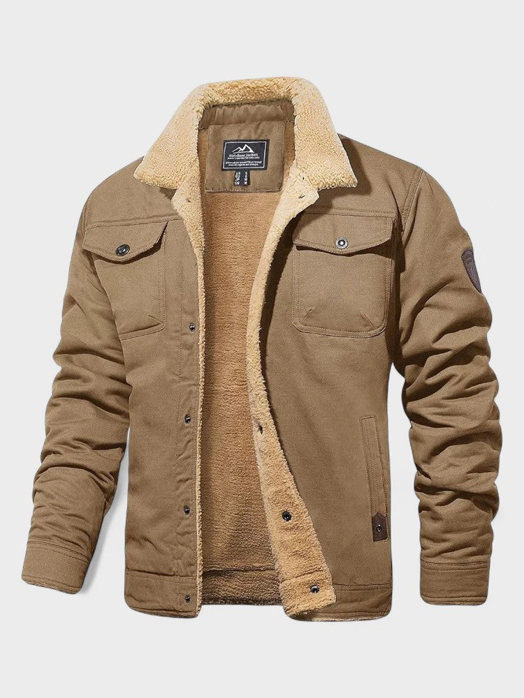 Marcel - Black Teddy-Lined Jacket