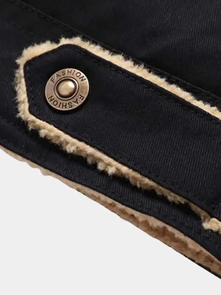Marcel - Black Teddy-Lined Jacket