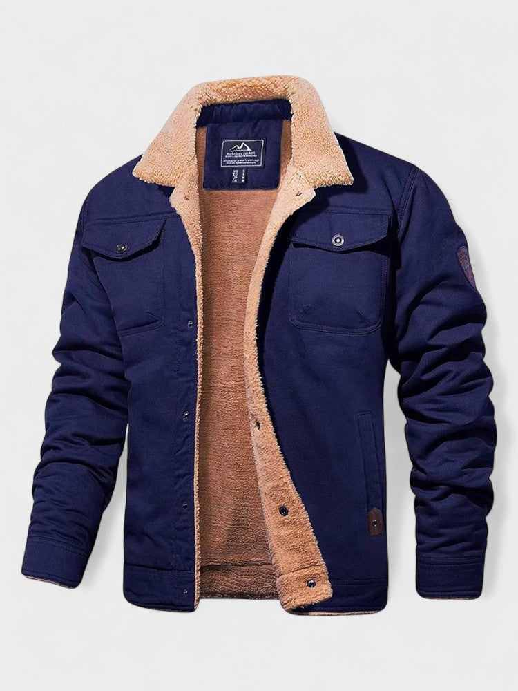 Marcel - Black Teddy-Lined Jacket