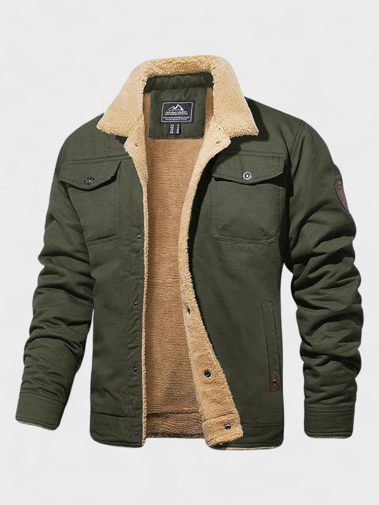 Marcel - Black Teddy-Lined Jacket