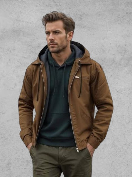 Peter - Hooded Zip-Up Jacket