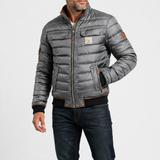 Tobias - Quilted Retro Jacket with Stand Collar