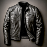 Cedric - Vintage Look Leather Jacket