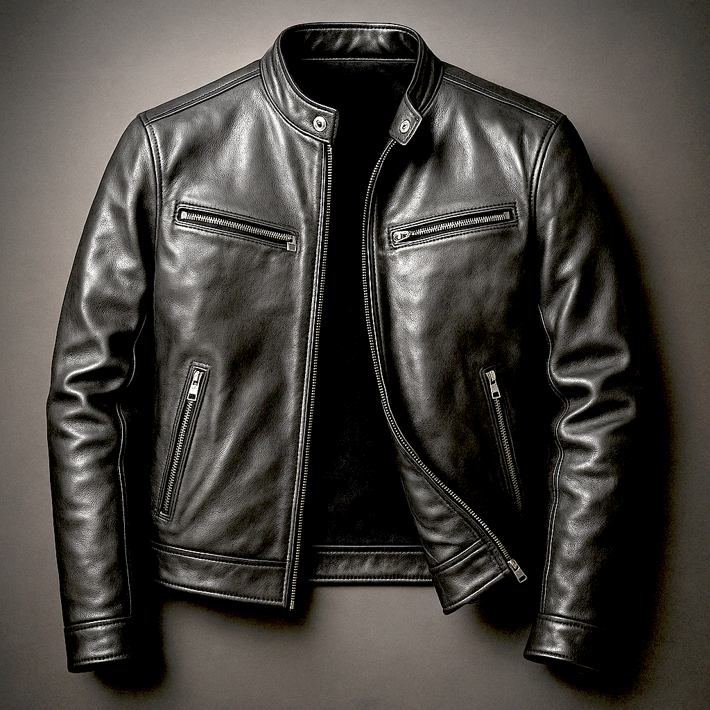 Cedric - Vintage Look Leather Jacket