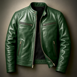 Cedric - Vintage Look Leather Jacket