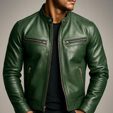 Cedric - Vintage Look Leather Jacket