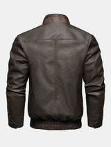 Rejean - PU Faux Leather Jacket