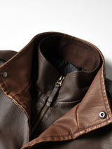 Rejean - PU Faux Leather Jacket