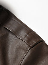 Rejean - PU Faux Leather Jacket