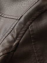 Rejean - PU Faux Leather Jacket