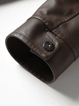 Rejean - PU Faux Leather Jacket
