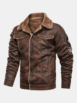 Thierry - Faux Suede Jacket with Faux Fur Lining