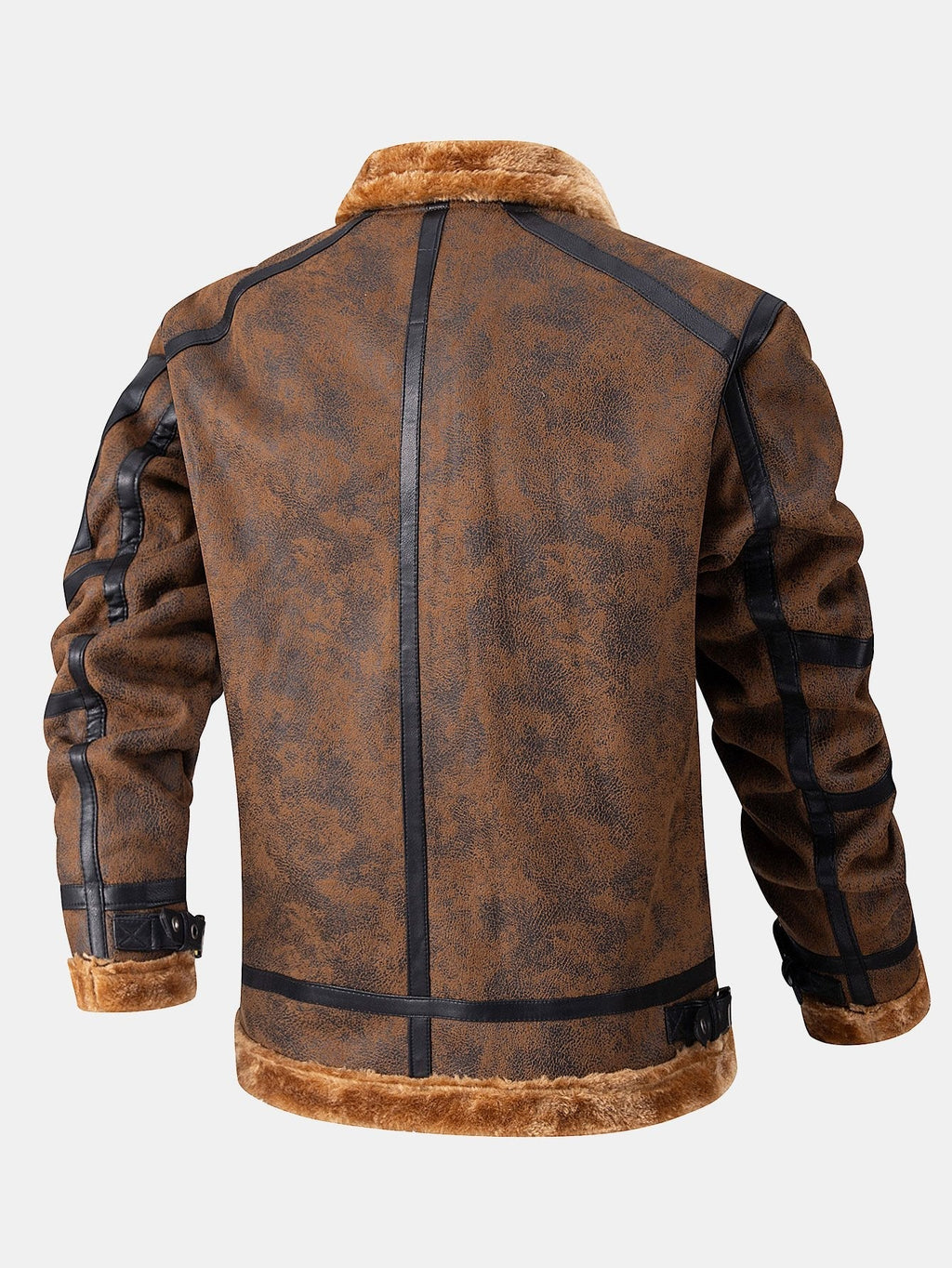 Yannick - Suede Jacket with Faux Fur Lining