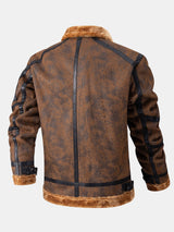 Yannick - Suede Jacket with Faux Fur Lining
