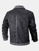 Yannick - Suede Jacket with Faux Fur Lining