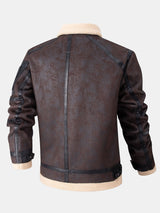 Yannick - Suede Jacket with Faux Fur Lining