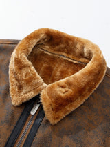 Yannick - Suede Jacket with Faux Fur Lining