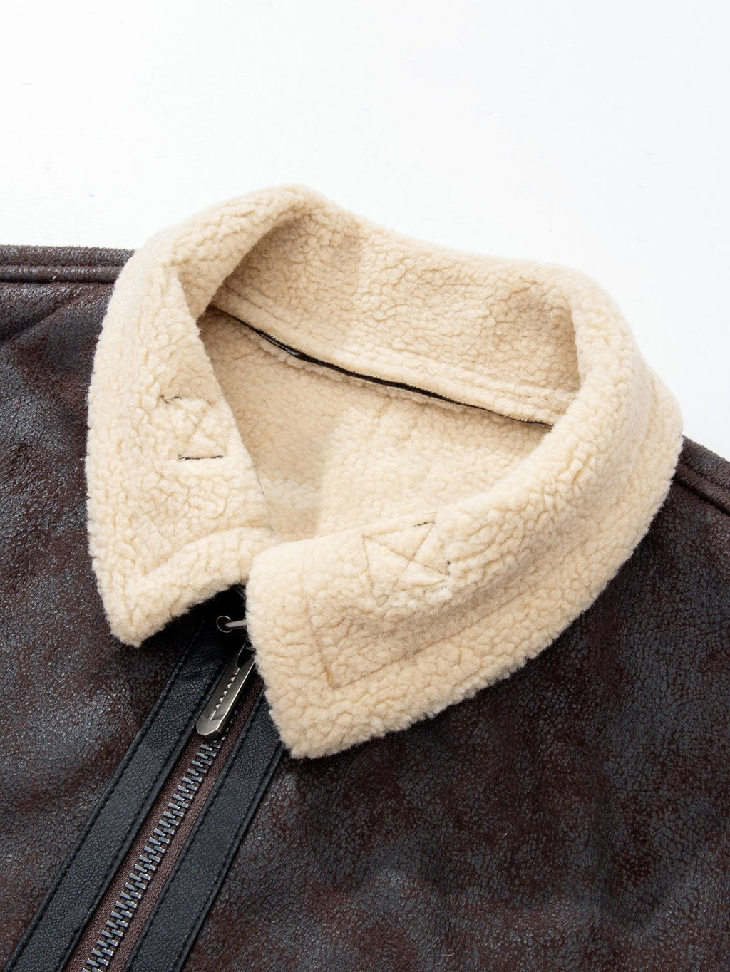 Yannick - Suede Jacket with Faux Fur Lining