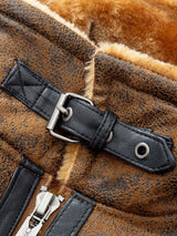 Yannick - Suede Jacket with Faux Fur Lining