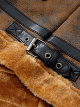 Yannick - Suede Jacket with Faux Fur Lining