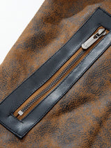 Yannick - Suede Jacket with Faux Fur Lining