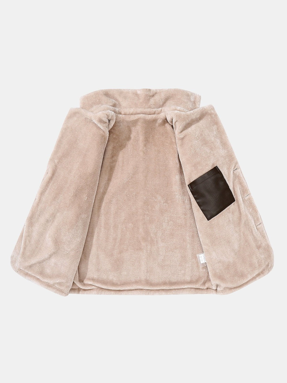 Bennett - Faux Leather Blazer with Faux Fur Lining