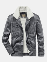 Brooks - Teddy Lined Faux Suede Jacket