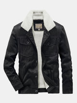 Brooks - Teddy Lined Faux Suede Jacket