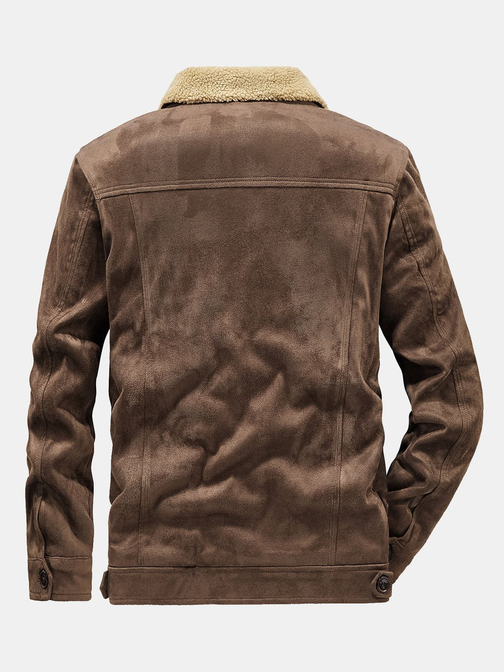 Brooks - Teddy Lined Faux Suede Jacket
