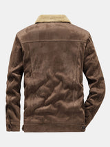 Brooks - Teddy Lined Faux Suede Jacket