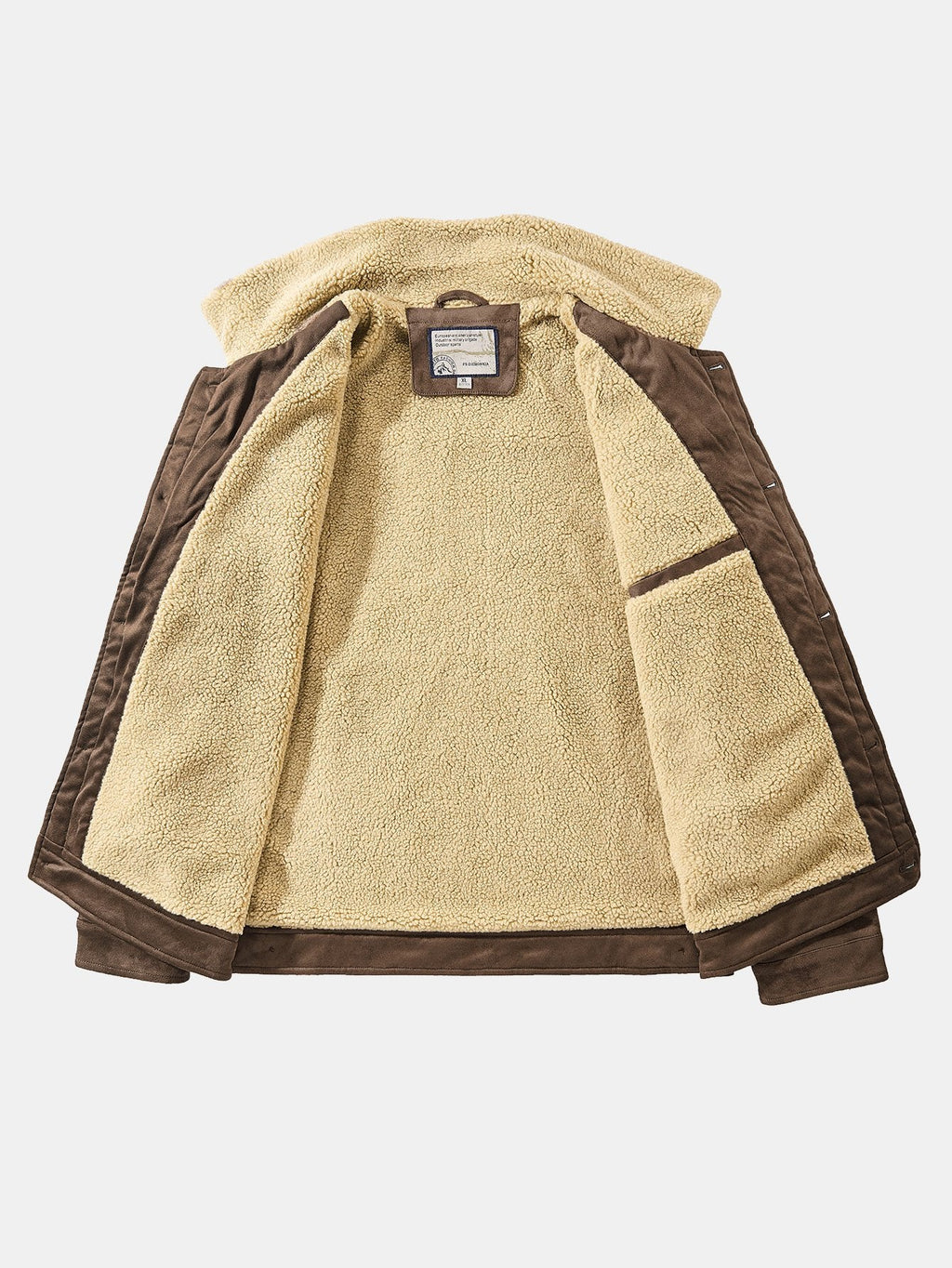 Brooks - Teddy Lined Faux Suede Jacket