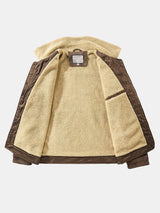 Brooks - Teddy Lined Faux Suede Jacket