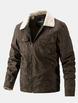 Crosby - Faux Suede Jacket with Teddy Lining