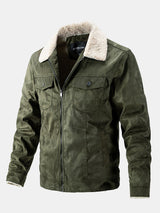 Crosby - Faux Suede Jacket with Teddy Lining